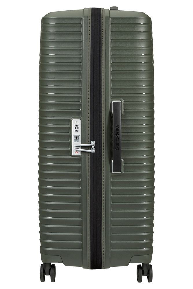 Чемодан на колесах с амортизацией Samsonite Upscape Spinner 81 см Expandable 133/145 л, зеленый