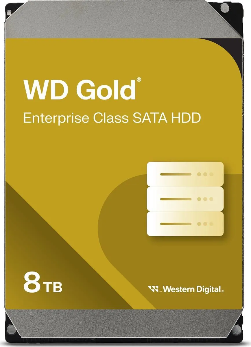 Серверный жёсткий диск Western Digital Gold 8 ТБ 3.5" SATA III (WD8005FRYZ)