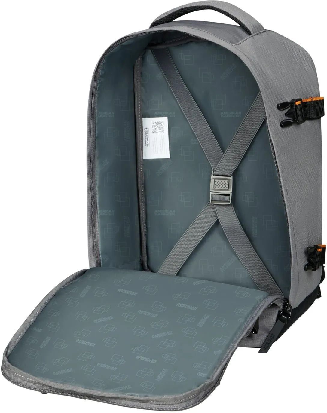 Рюкзак American Tourister Take2Cabin S, серый