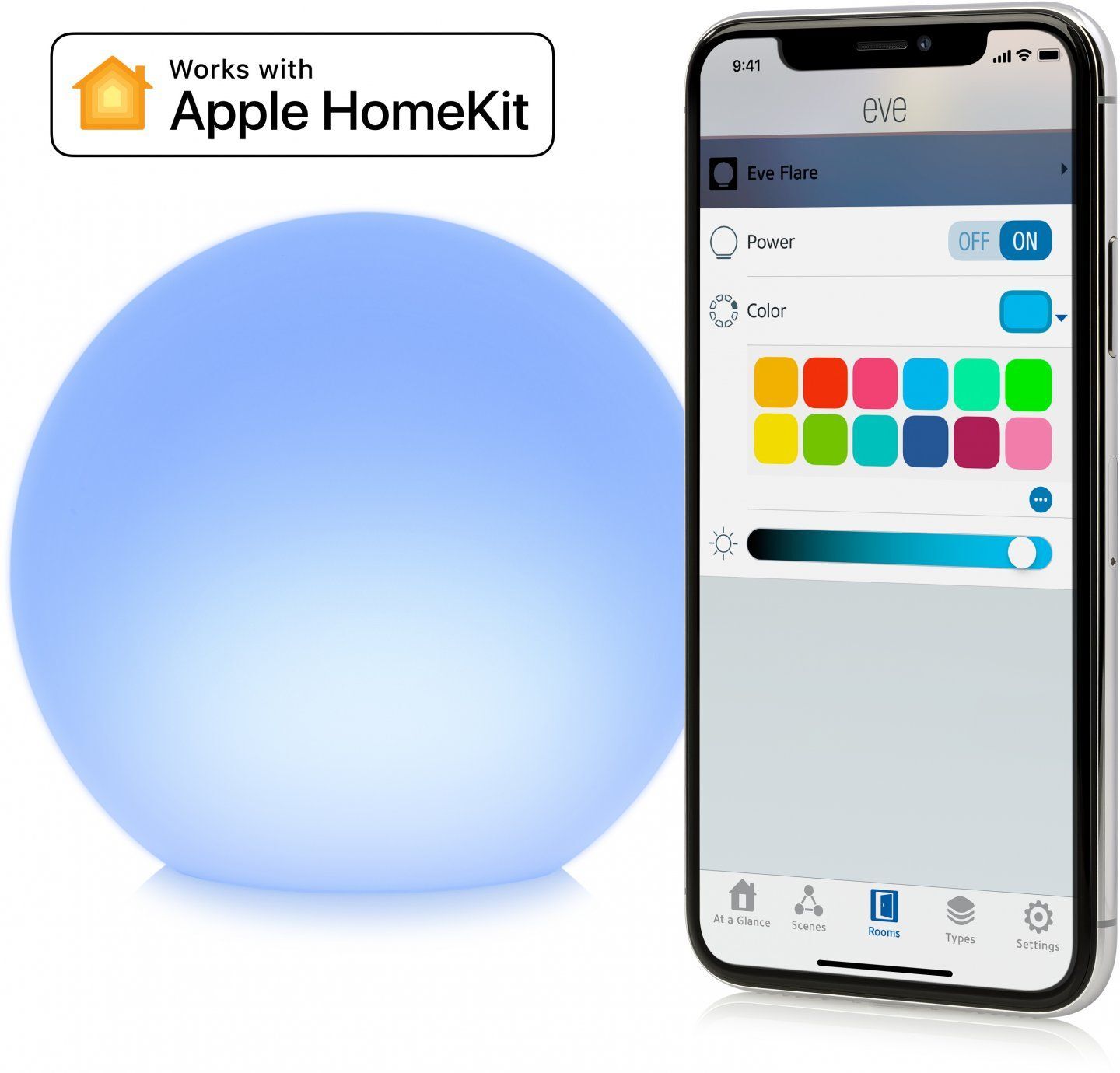 Портативный умный светильник Elgato Eve Flare Apple HomeKit (10EBV8701)