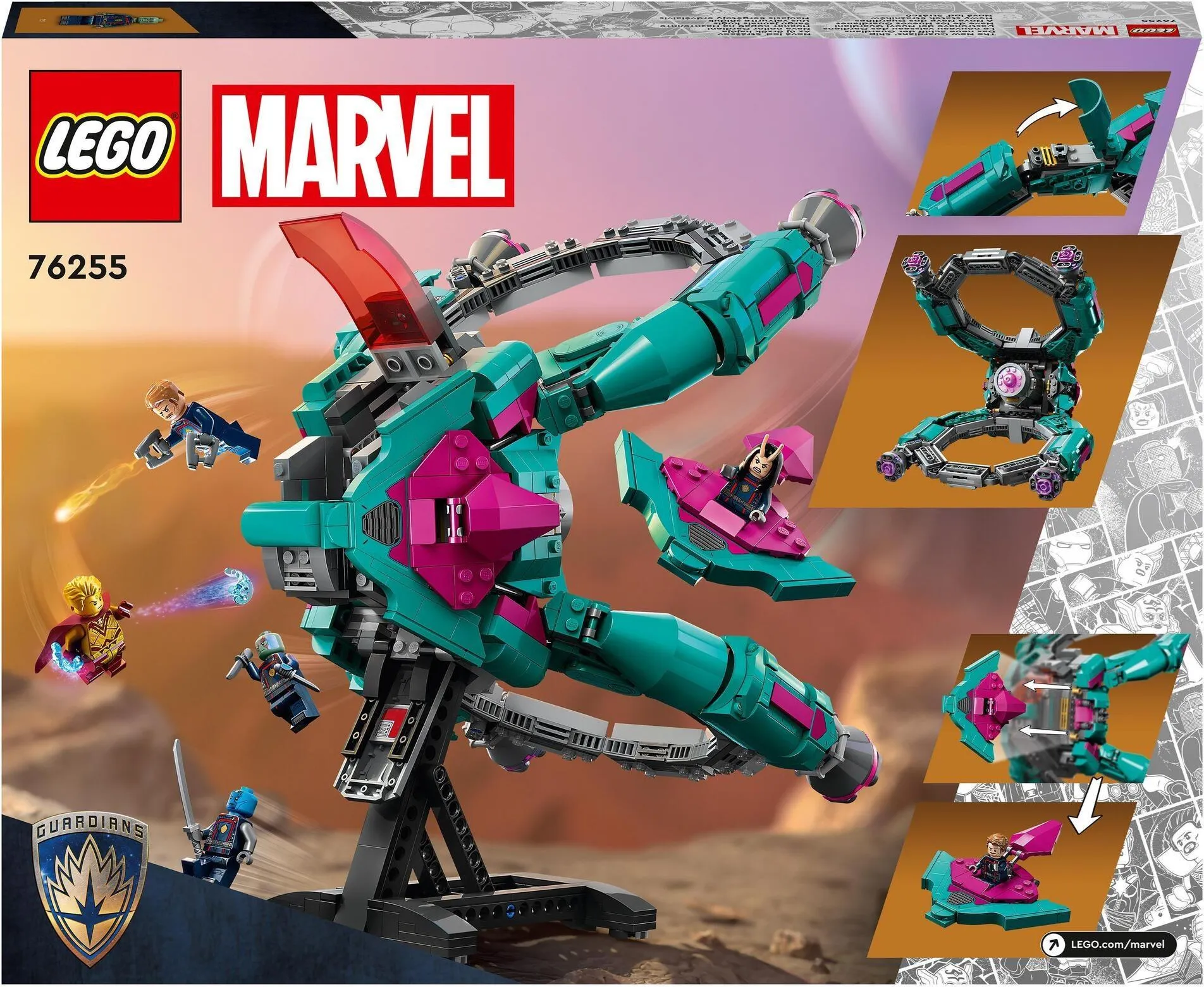 Конструктор LEGO Marvel 76255 Новый корабль Стражей
