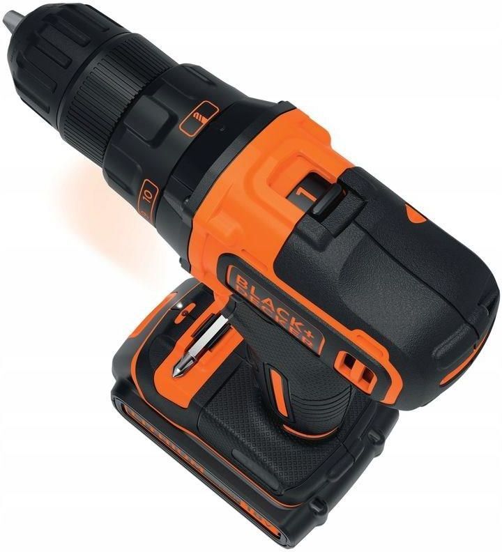 Аккумуляторная дрель-шуруповерт BLACK+DECKER BDCDD186