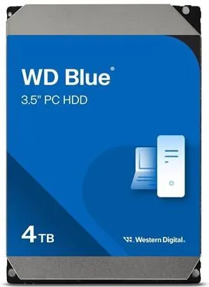 Серверный жёсткий диск Western Digital Blue 4 ТБ SATA 6Gb/s 5400rpm (WD40EZAX)