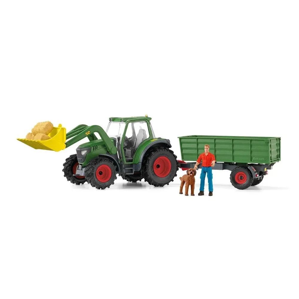 Набор Schleich FARM WORLD - Трактор с прицепом 42608