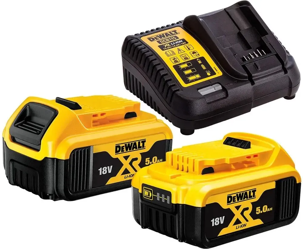 Аккумуляторная дисковая пила DeWalt DCS565P2-QW, с 2 АКБ и ЗУ