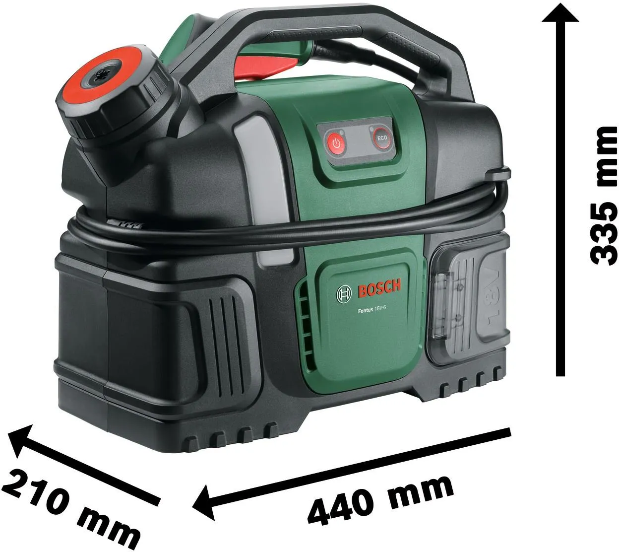Мойка высокого давления м Fontus 18V-6 06008B6200