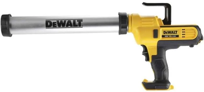 Пистолет для силикона и герметика 18V 300–600 мл DeWalt DCE580N + аккумулятор 5Ah DCB184