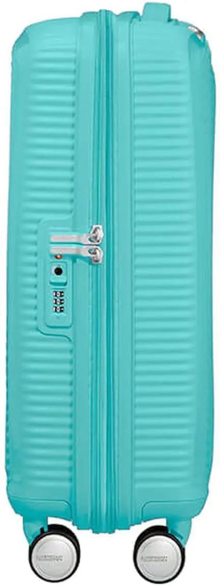 American Tourister Soundbox - Spinner S 55 см, 35,5/41 л, бирюзовый