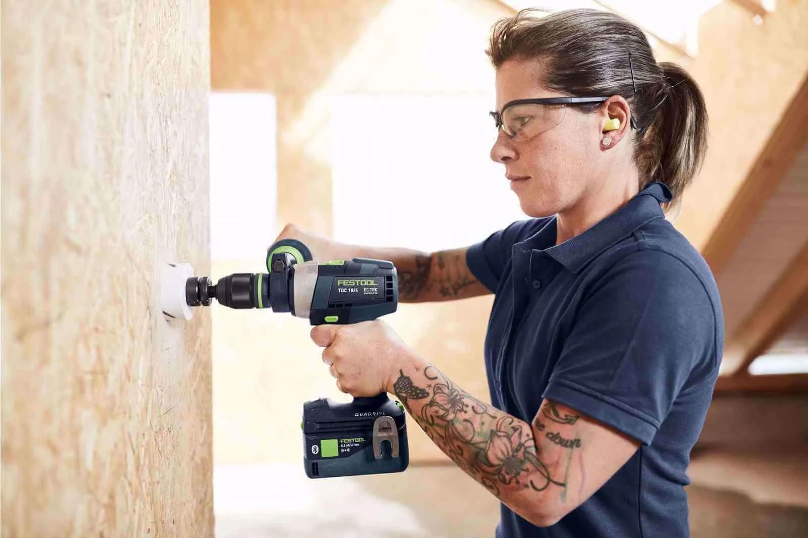 Аккумуляторная дрель-шуруповёрт Festool TDC 18/4 I-Basic 577052, без АКБ и ЗУ