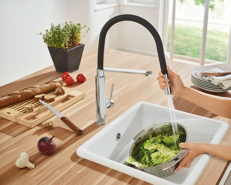 Для кухни (мойки) Grohe Concetto 31491000 серебристый