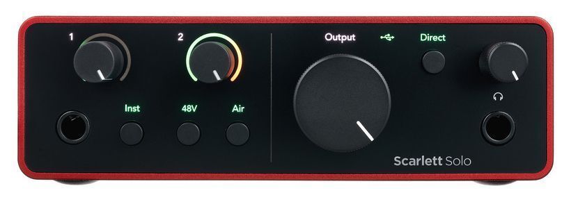 Внешняя звуковая карта Focusrite Scarlett Solo 4rd Gen