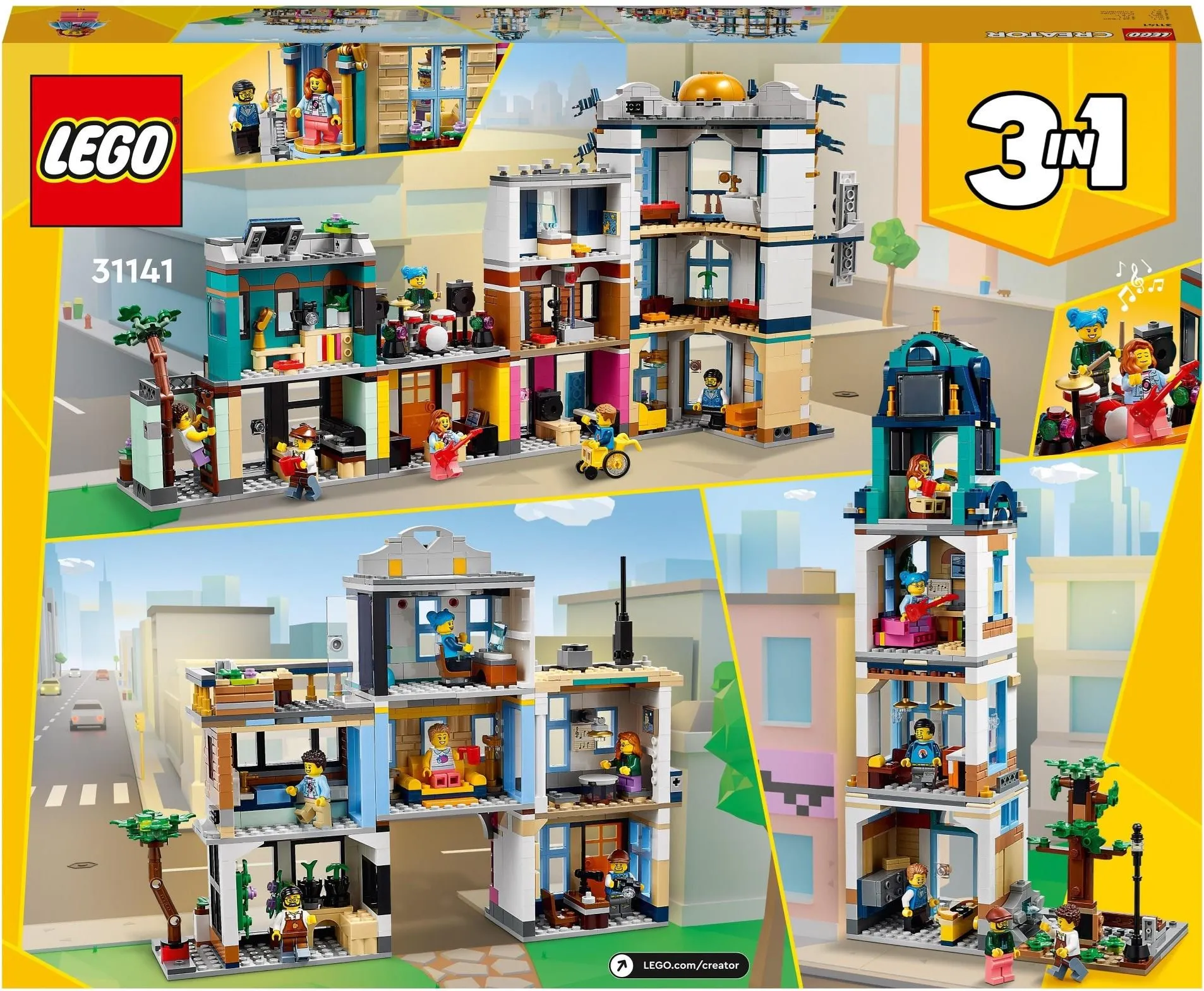LEGO Creator 3-в-1 31141 Главная улица