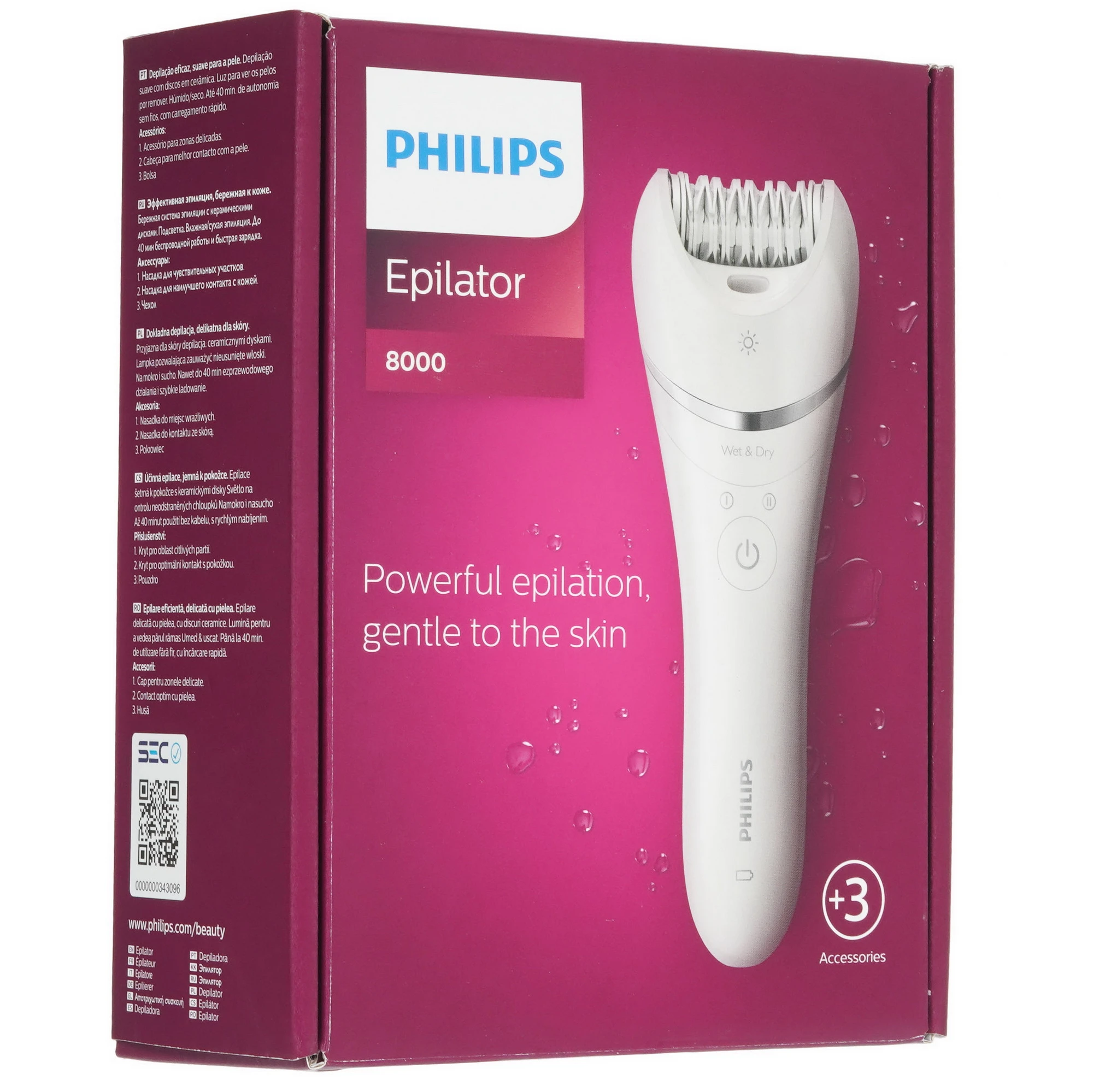 Эпилятор PHILIPS BRE700/00
