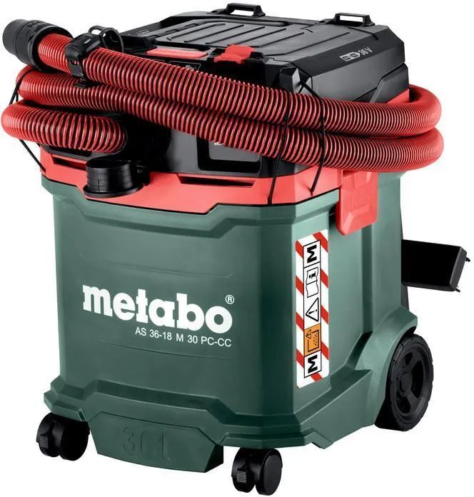 Аккумуляторный промышленный пылесос Metabo AS 36-18 M PC-CC 30 602074850 без акб и зу