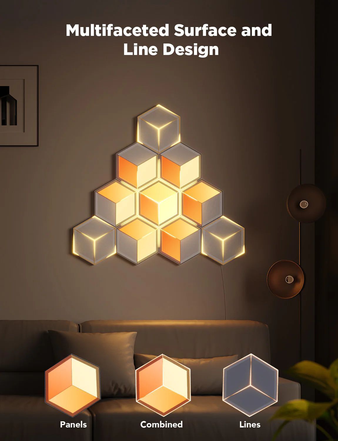 Светодиодные панели Govee Glide Hexagon 7 шт. (H606Ac81)