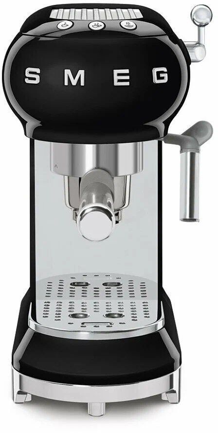 Кофеварка рожковая Smeg ECF01, черный