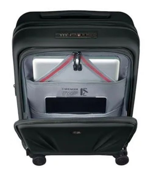 Чемодан Wenger Ibex HS 100 л черный 612041 с TSA-замком и 4 колесами