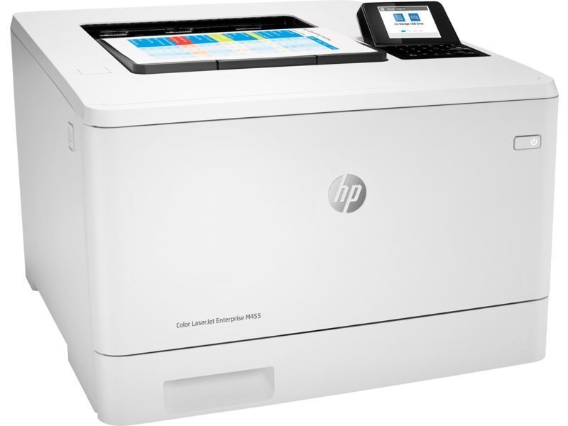 Принтер лазерный HP Color LaserJet Enterprise M455dn, цветн., A4, белый