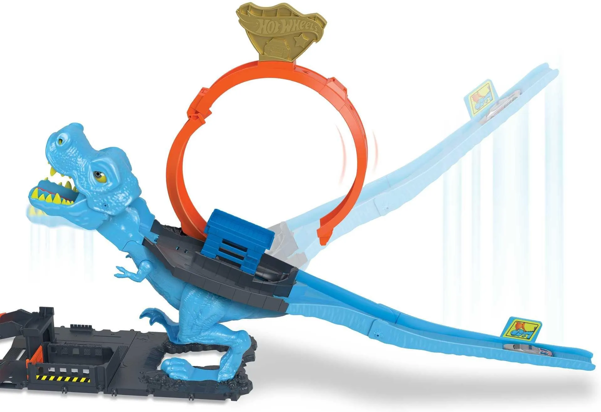 Набор игровой Hot Wheels City T-rex Loop HKX42