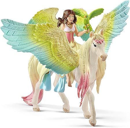 Фигурка Schleich Фея Сера с блестящим Пегасом 70566