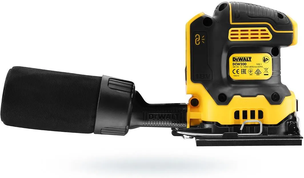 Аккумуляторная вибрационная шлифмашина DeWalt DCW200NT, без АКБ и ЗУ, в кейсе TSTAK