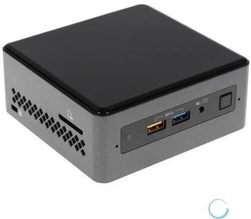 Неттоп Intel NUC (BOXNUC7PJYHN 99AHT2) Intel Pentium Silver J5005, Intel UHD Graphics 605, ОС не установлена, черный