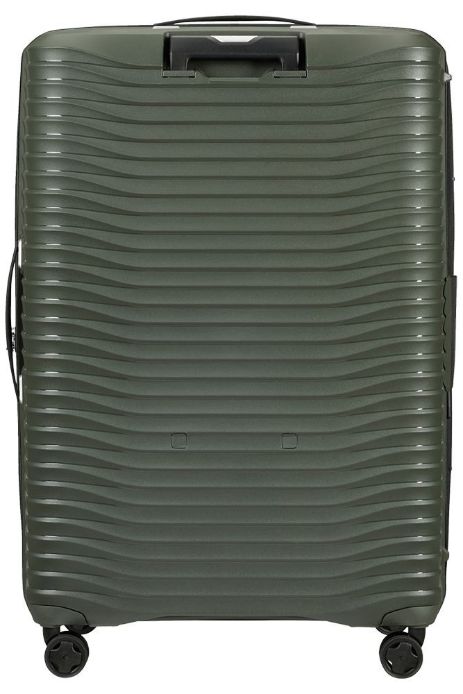 Чемодан на колесах с амортизацией Samsonite Upscape Spinner 81 см Expandable 133/145 л, зеленый