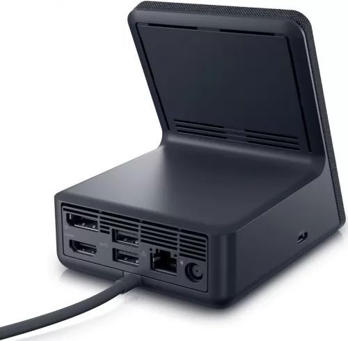 Док-станция Dell HD22Q 210-BFDR. Dual Charge 130W (USB-C) (DP 1.4; HDMI 2.1; USB-C; 4xUSB-A; RJ-45) (без EU кабеля питания в компл)
