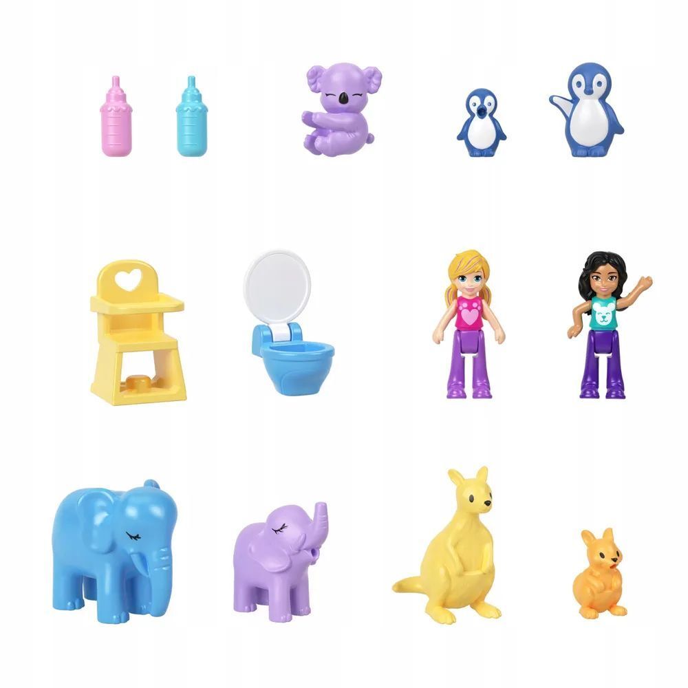 Игрушка Mattel Polly Pocket Компактная сумка Кенгуру GKJ63 HKV50