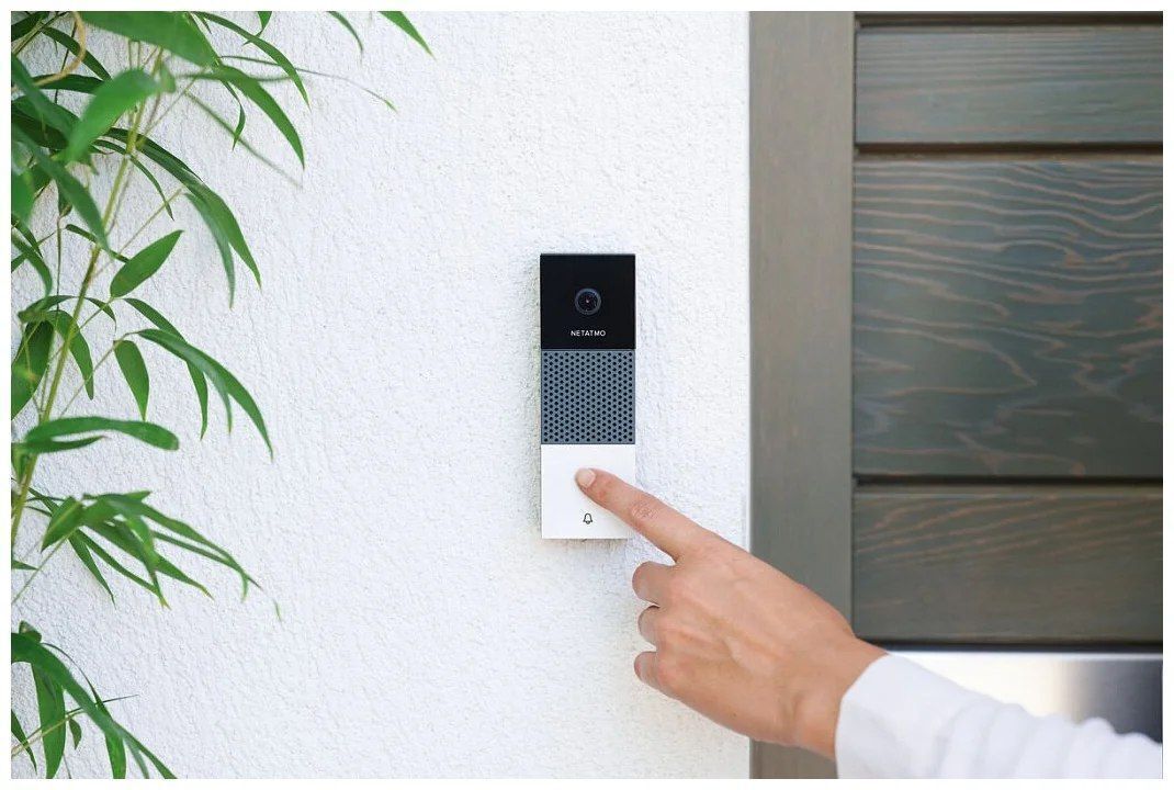 Комплект видеодомофона Netatmo Smart Video Doorbell серый
