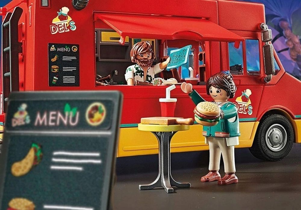 Конструктор Playmobil The Movie 70075 Продуктовый фургончик Дела, 110 дет.