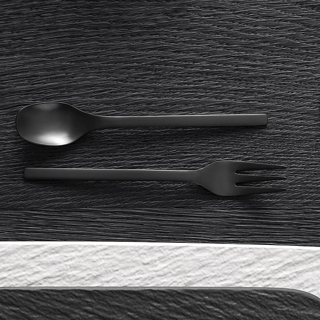 Набор столовых приборов Villeroy & Boch Black Manufacture Rock 20 предметов (12-6556-9058)
