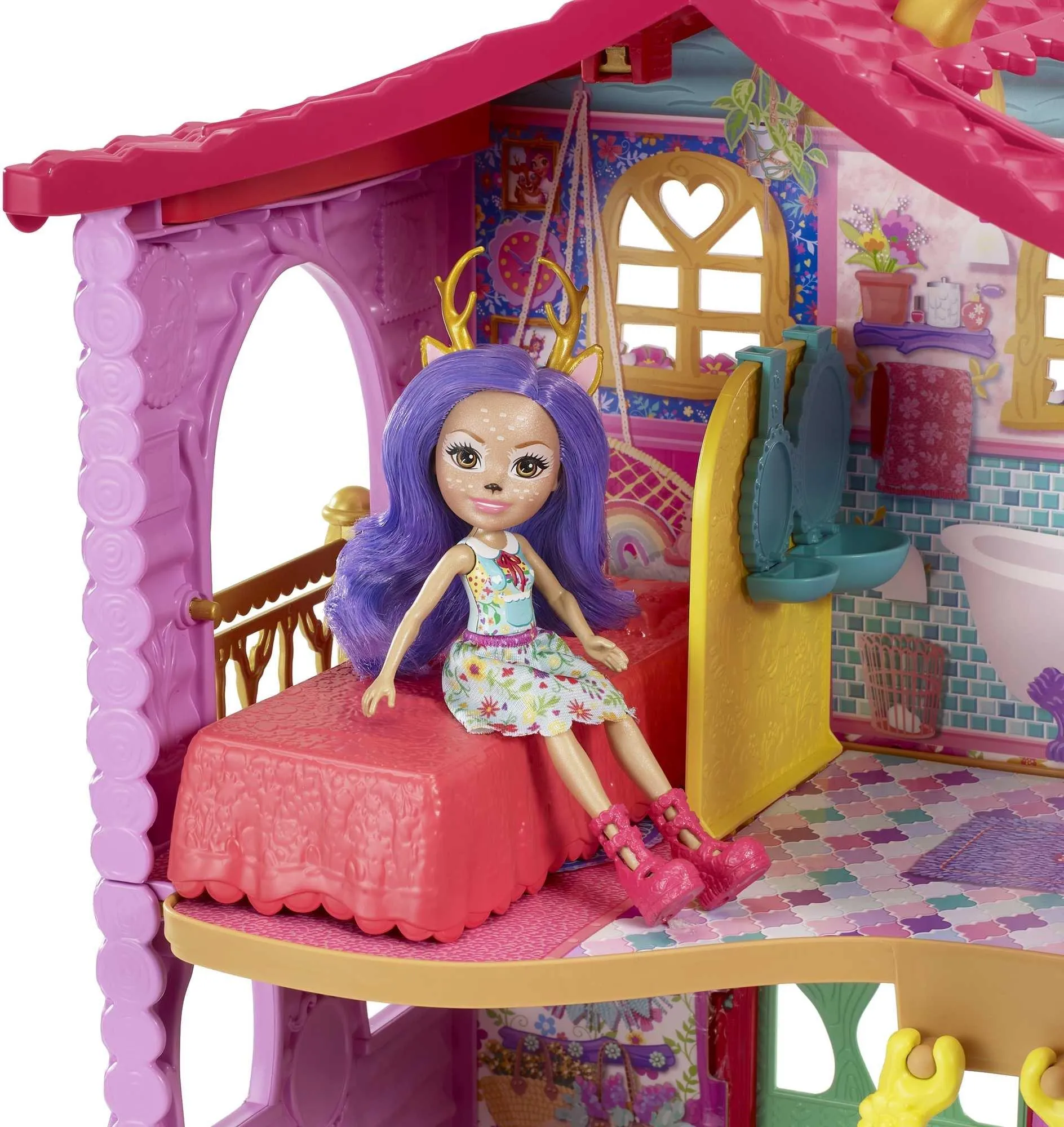 Игровой набор Enchantimals Mattel "Домик Данессы"