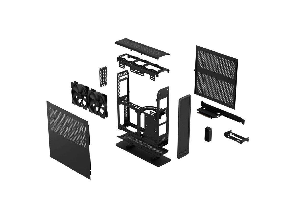Корпус Fractal Design Ridge Black mini ITX (FD-C-RID1N-01)
