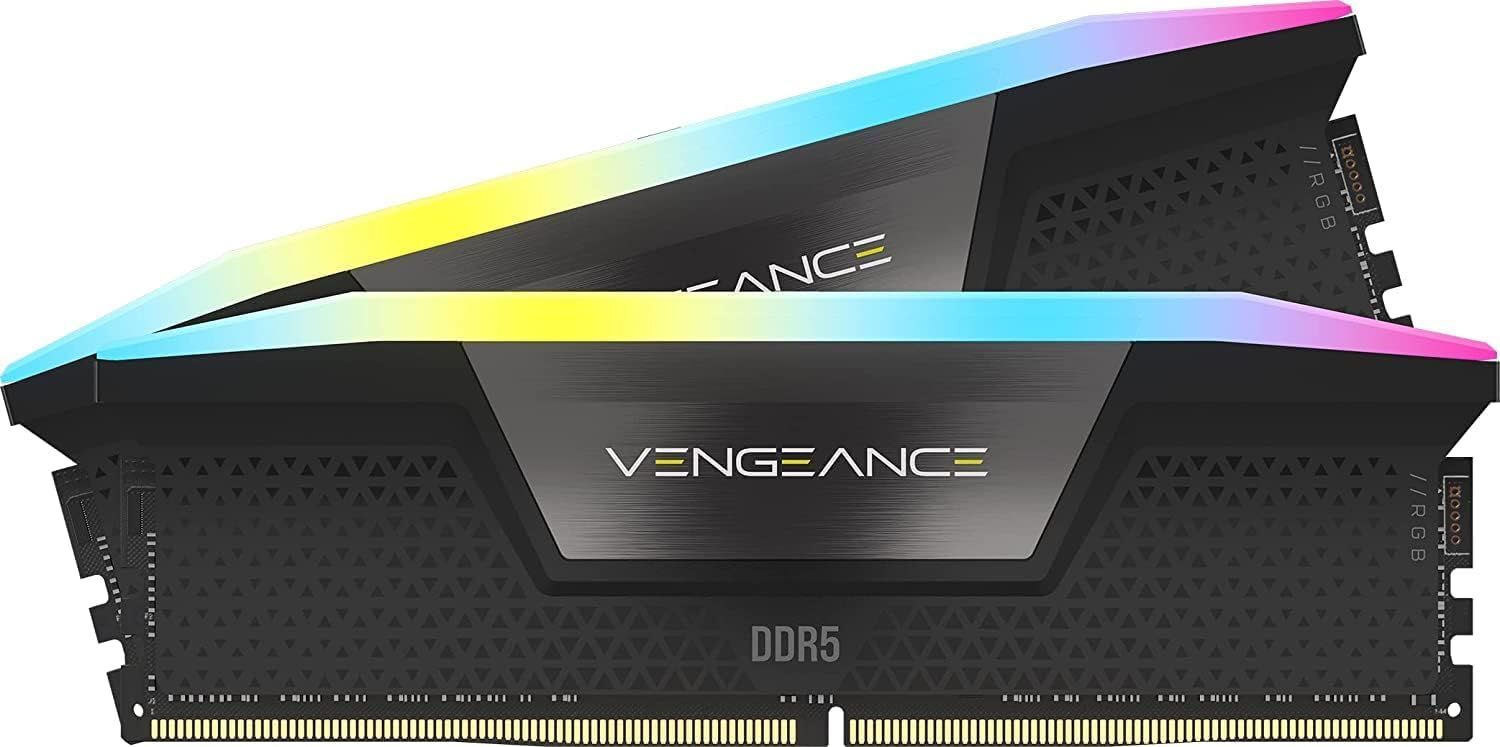 Оперативная память Corsair Vengeance RGB, DDR5, 64 GB, 6000MHz, CL30 (CMH64GX5M2B6000Z30)