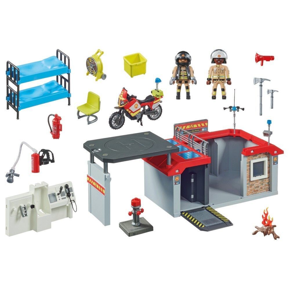 Игровой набор Playmobil 71193 City Action Пожарная станция