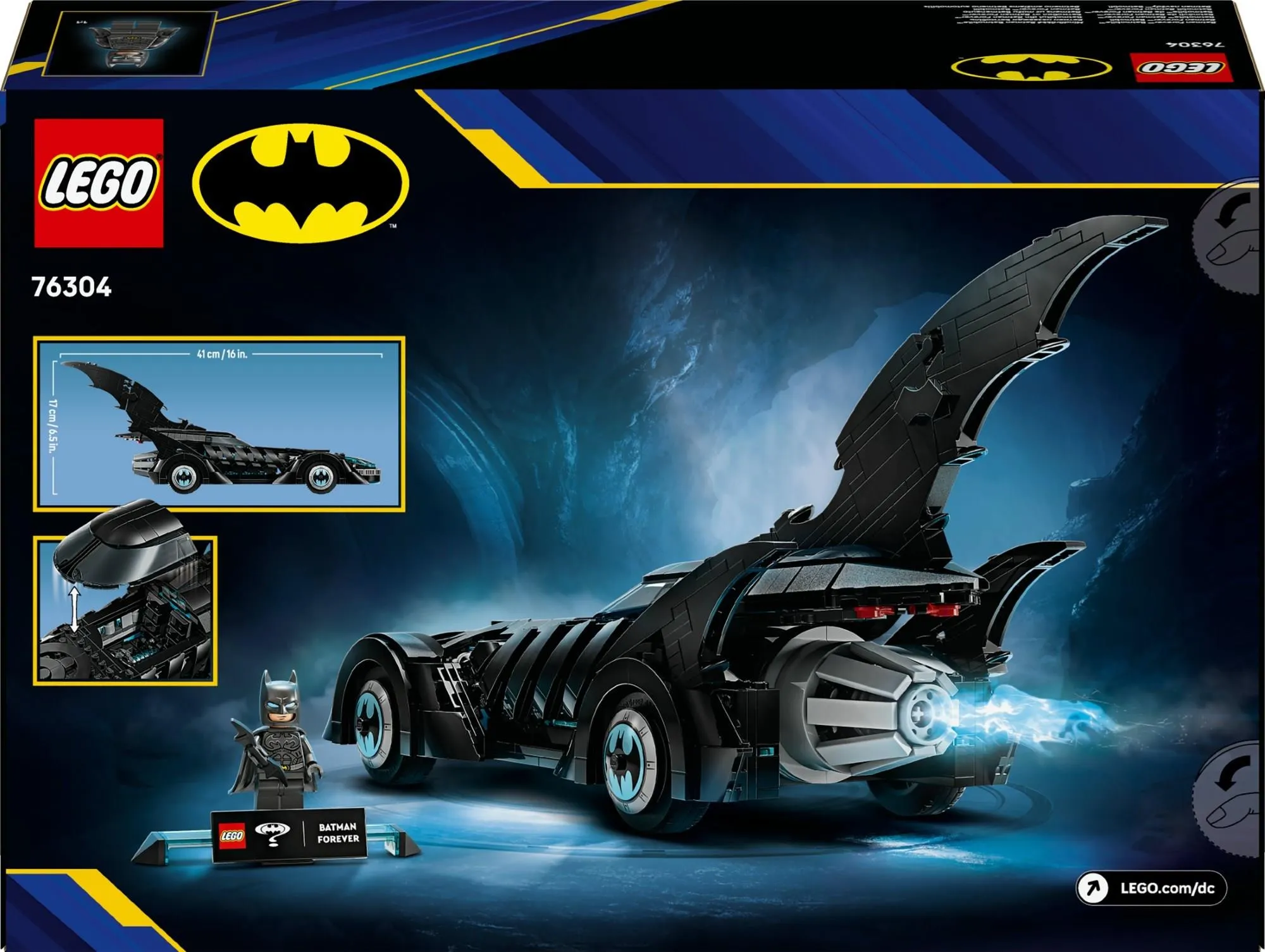 Конструктор LEGO DC Batman 76304 Бэтмобиль «Бэтмен навсегда»