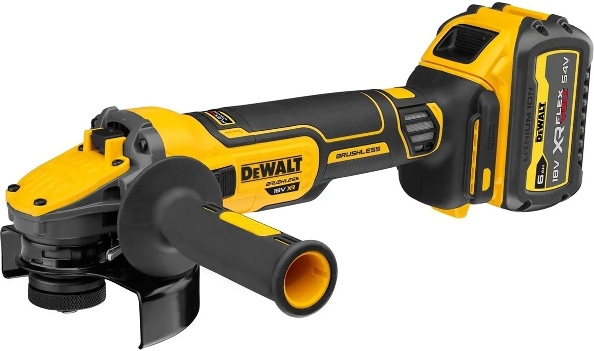 Аккумуляторная угловая шлифмашина (УШМ) DeWalt DCG409T1, с 1 АКБ FlexVolt и ЗУ