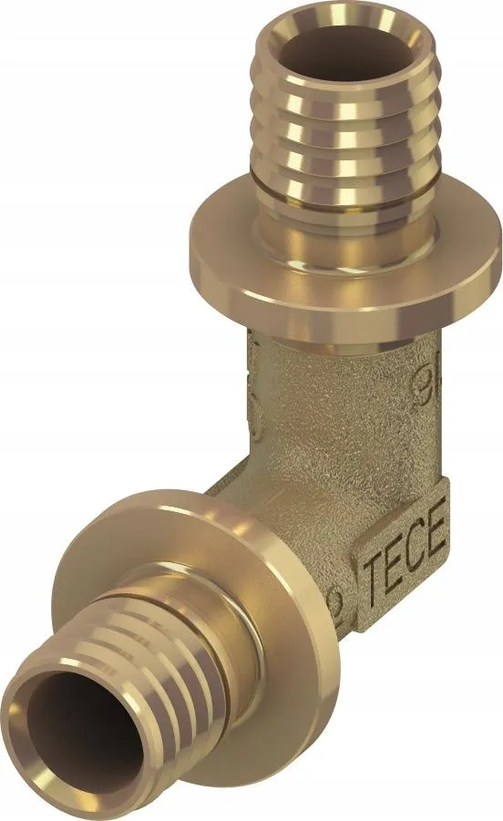 Уголок TECE flex латунный 90° 50 мм 767050