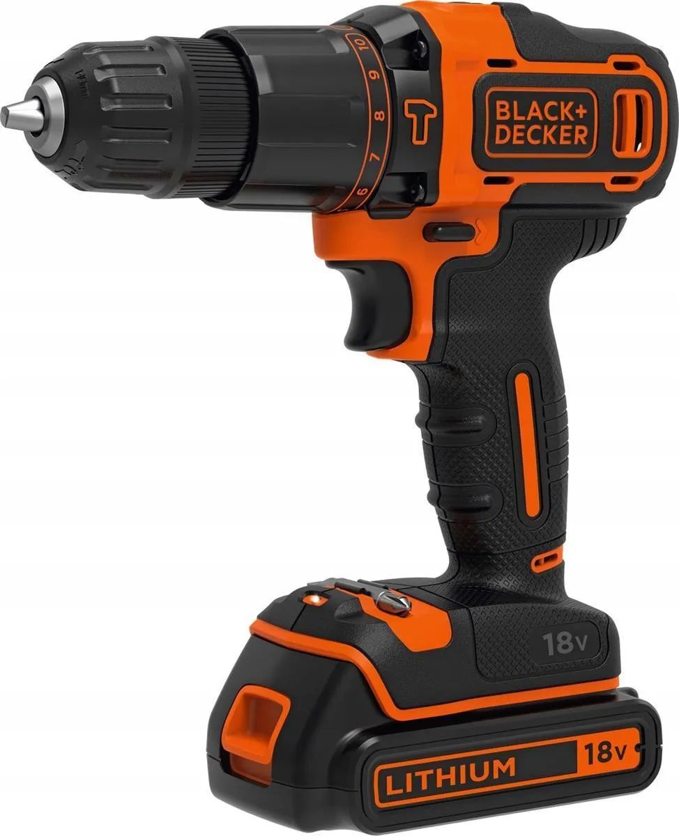 Перфоратор аккумуляторный SDS+ Black&Decker BDCHD18BAFC-QW 21.5 Ah/18 V с ЗУ и кейсом