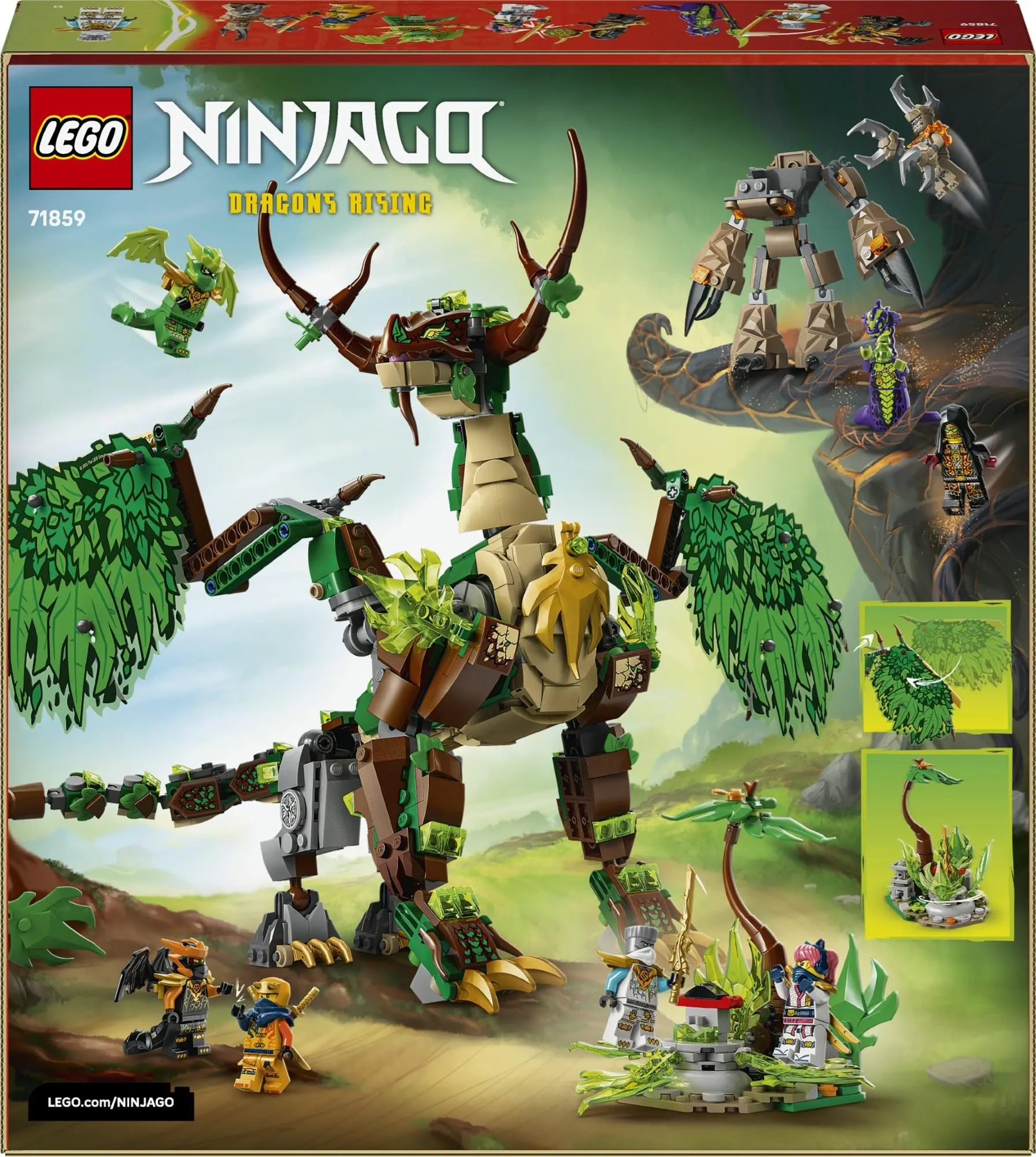 Конструктор LEGO NINJAGO 71859 Дымящаяся деревня