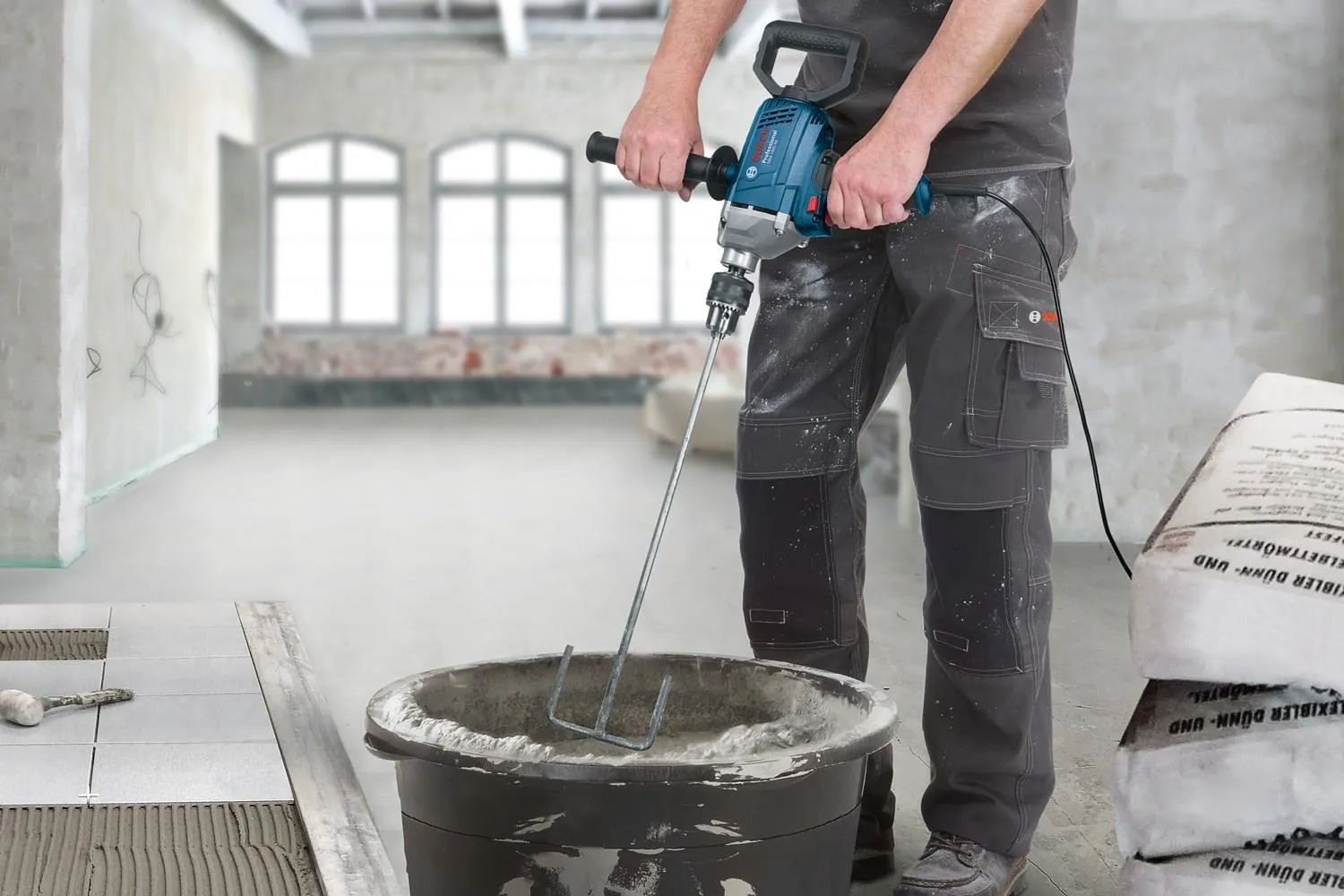 Безударная дрель Bosch GBM 1600 RE Professional 06011B0000