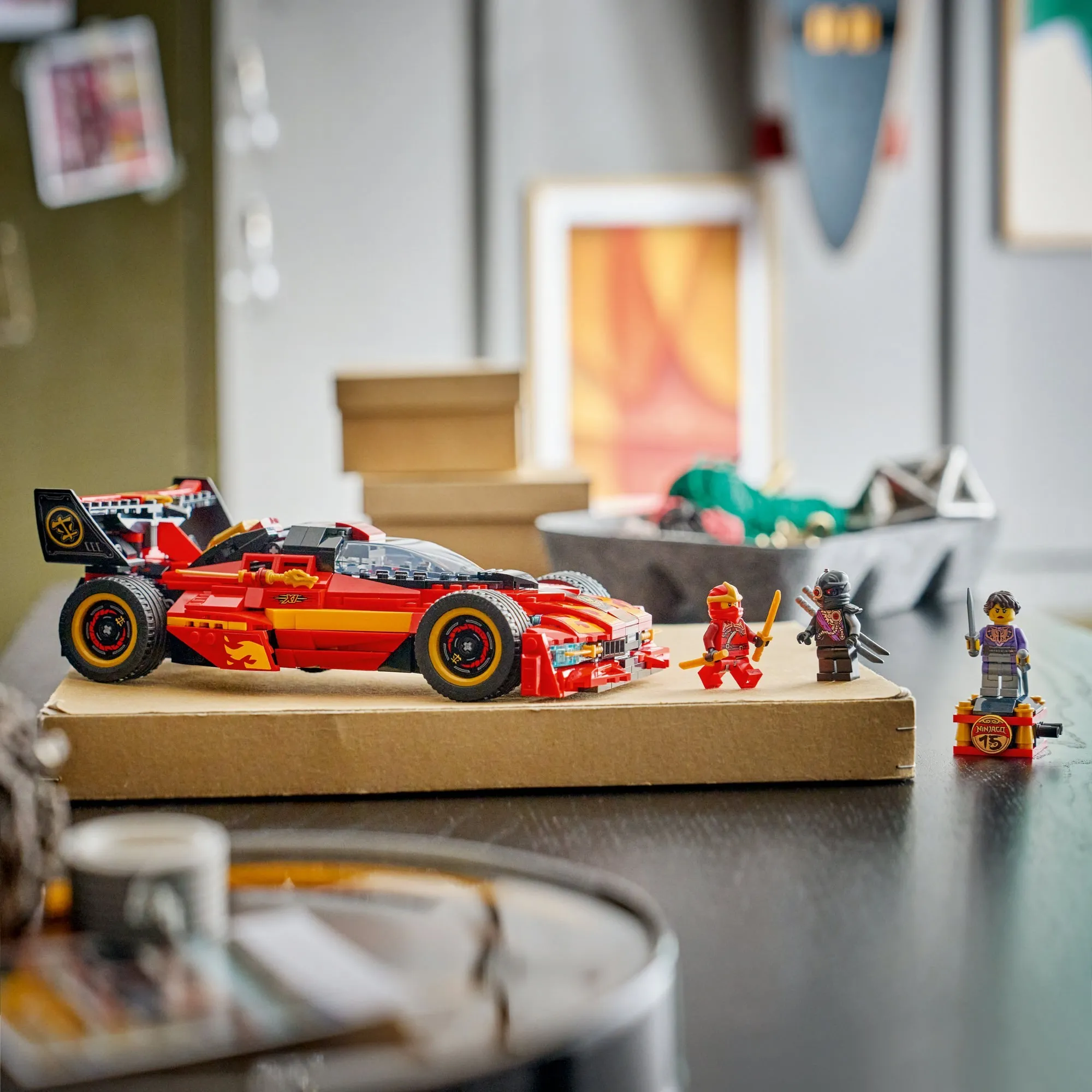 Конструктор LEGO NINJAGO 71867 Ниндзя-преследователь X-1 — 15-летие