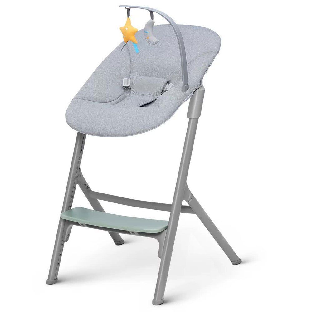 Стульчик для кормления Kinderkraft LIVY + кресло-качалка CALMEE, зеленый