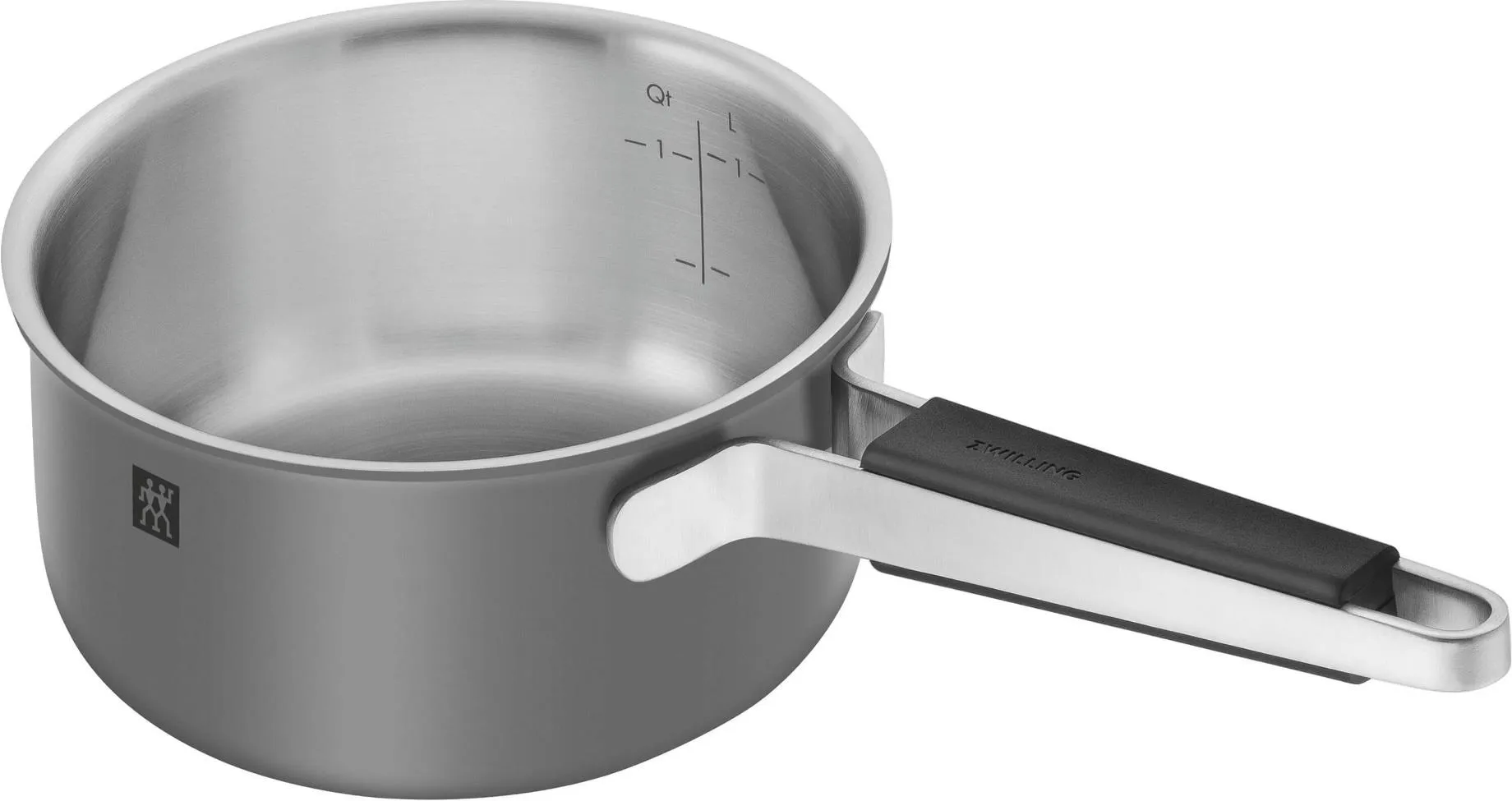 Набор кастрюль (3 предмета + 2 крышки) ZWILLING Pure Gray 1028809