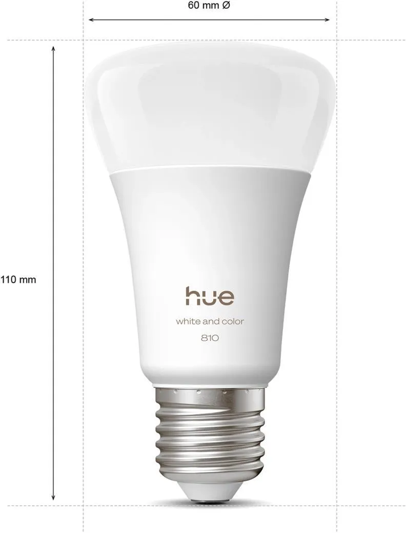 Комплект PHILIPS HUE WHITE AND COLOR AMBIANCE A60 4шт 929003853407