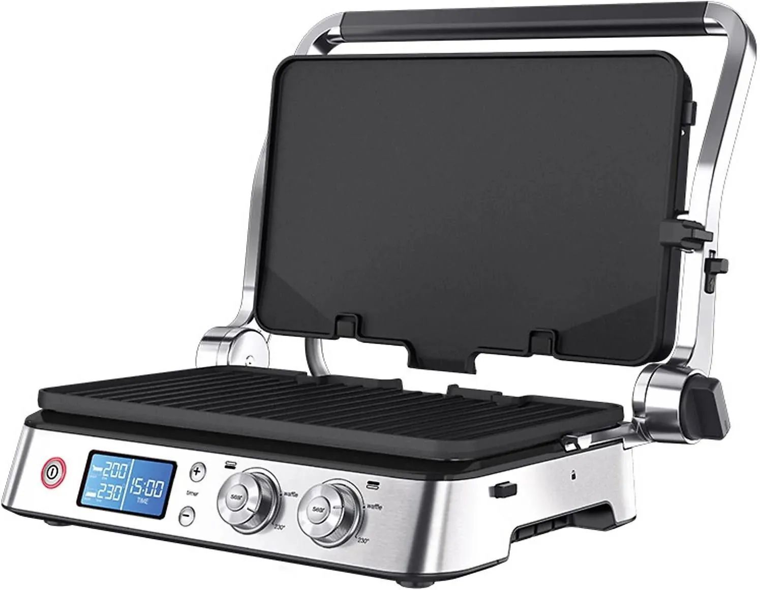 Контакт гриль BRAUN MultiGrill 9 CG9040 серебро-черный