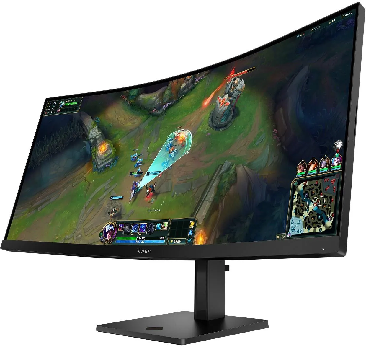 Игровой монитор HP OMEN 34c G2 34", VA, UWQHD (3440×1440), 180 Гц