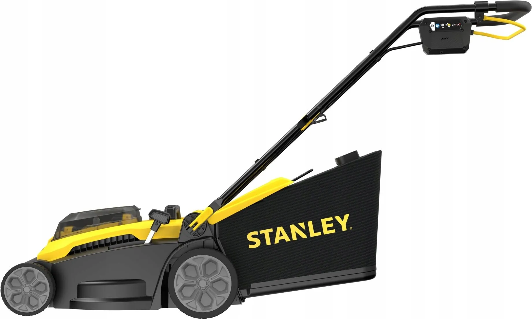 Аккумуляторная газонокосилка Stanley SCMWP3701M2