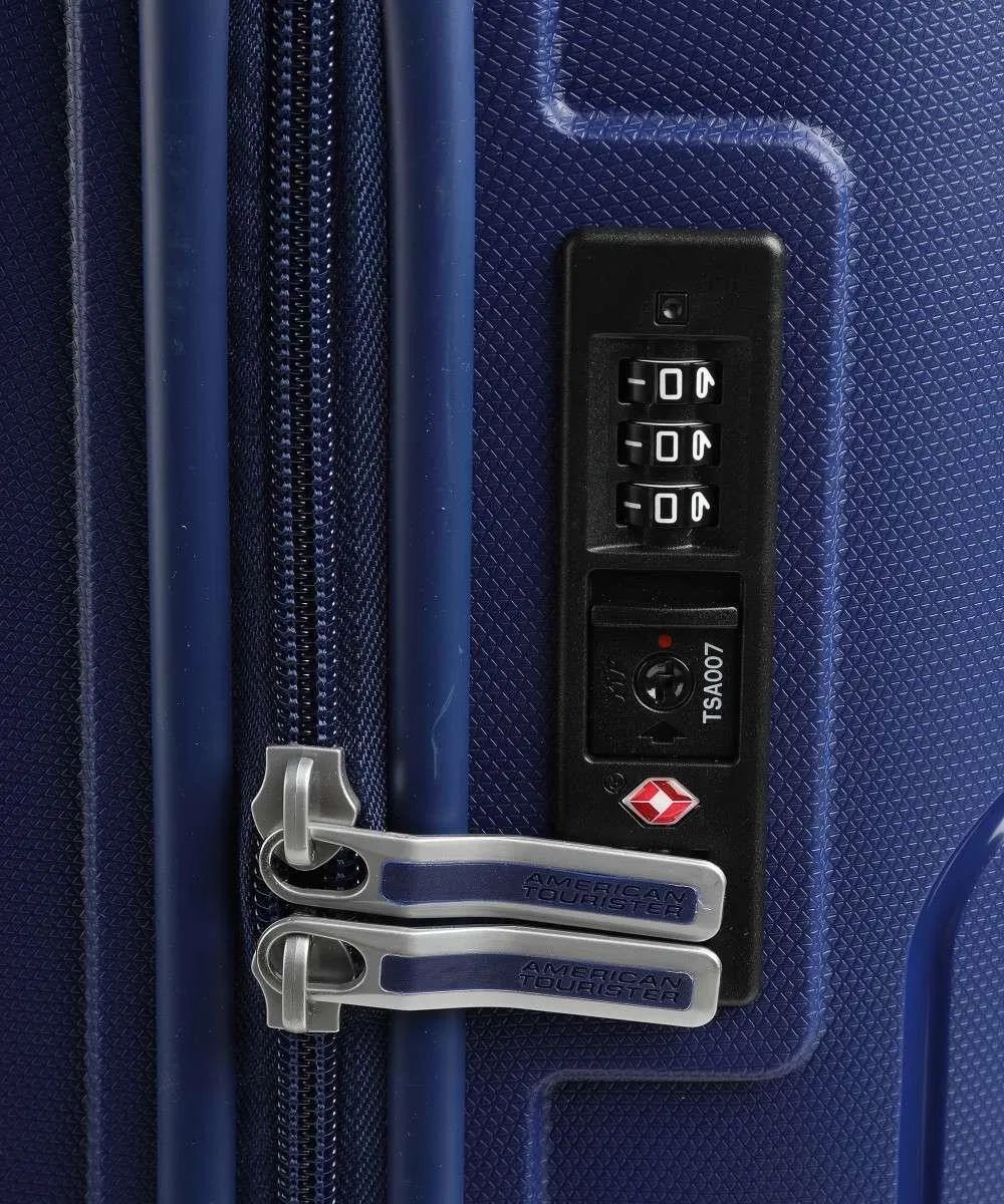 American Tourister Sunside Чемодан на 4 колесах, темно-синий 35л